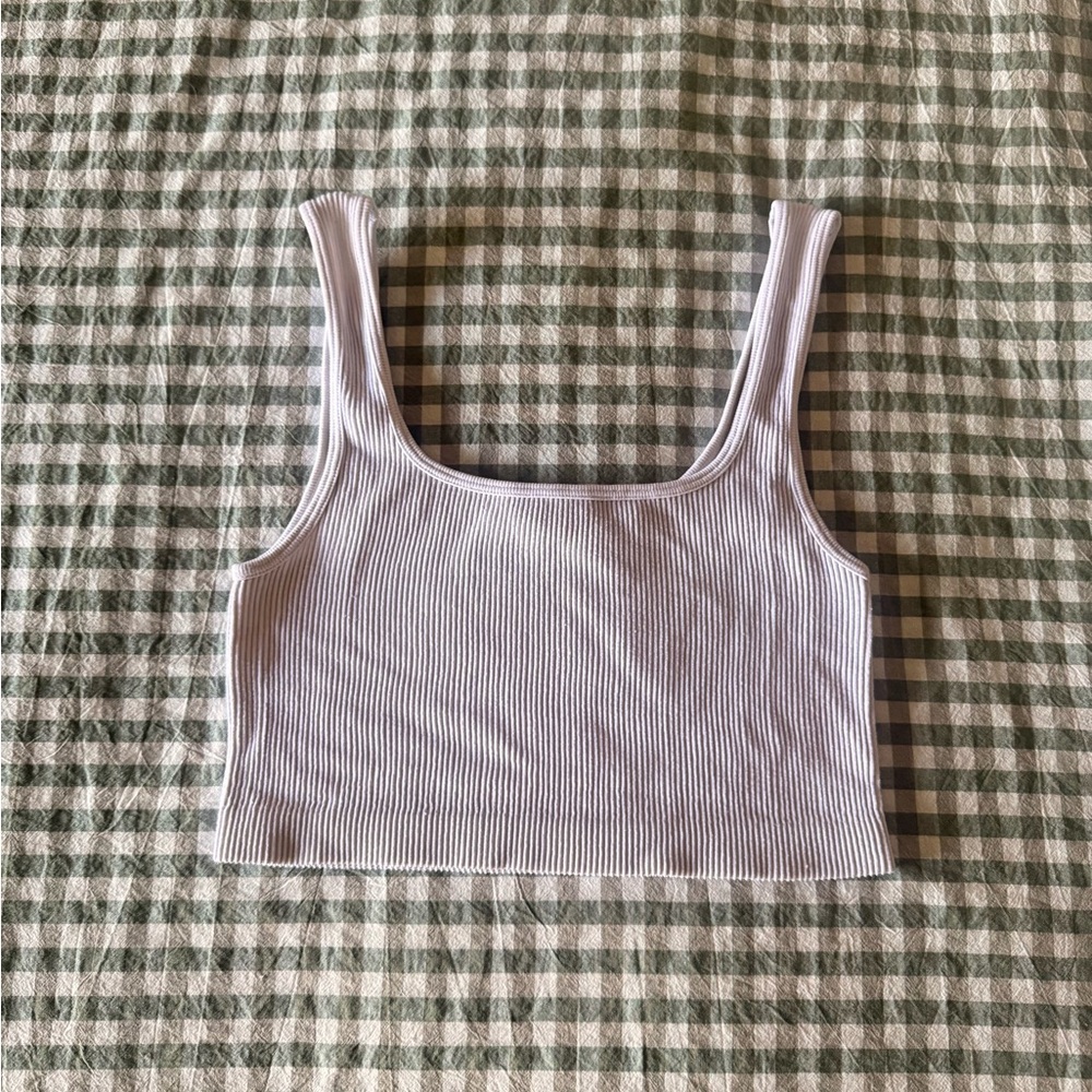 White Cotton On Ribbed Women's Tank Top